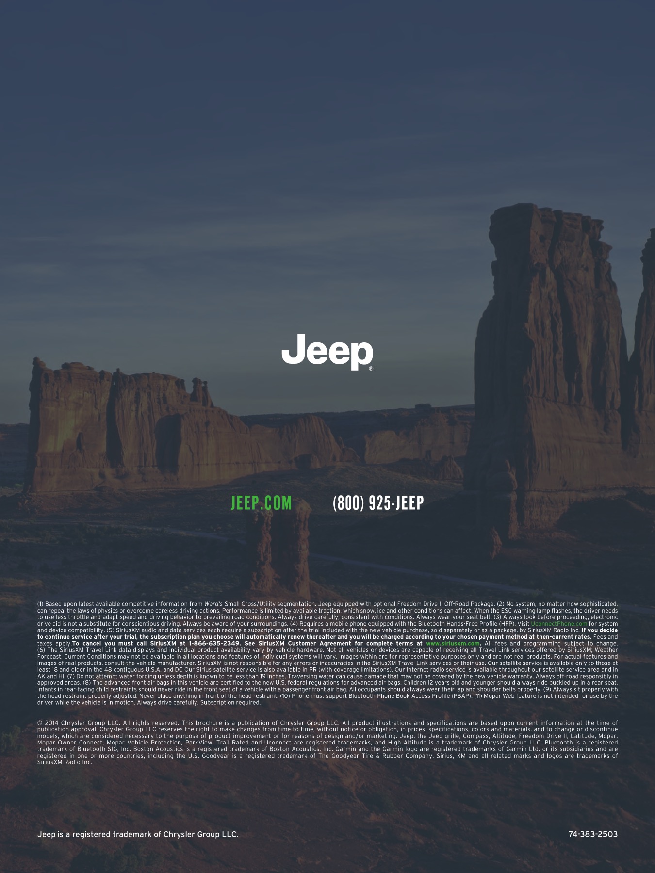 2015 Jeep Compass Brochure Page 12